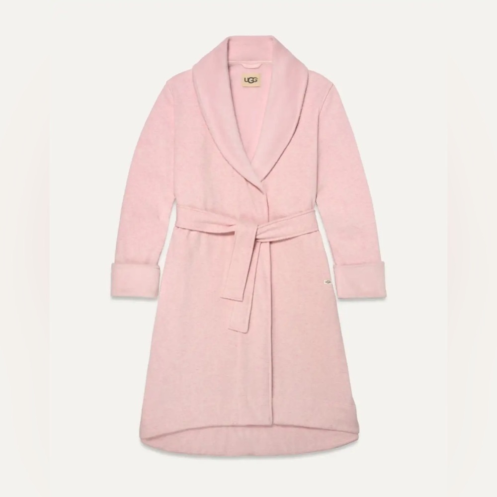 UGG Duffield II Cozy Soft Shawl Collar Spa Women's Robe Bathrobe Size XL